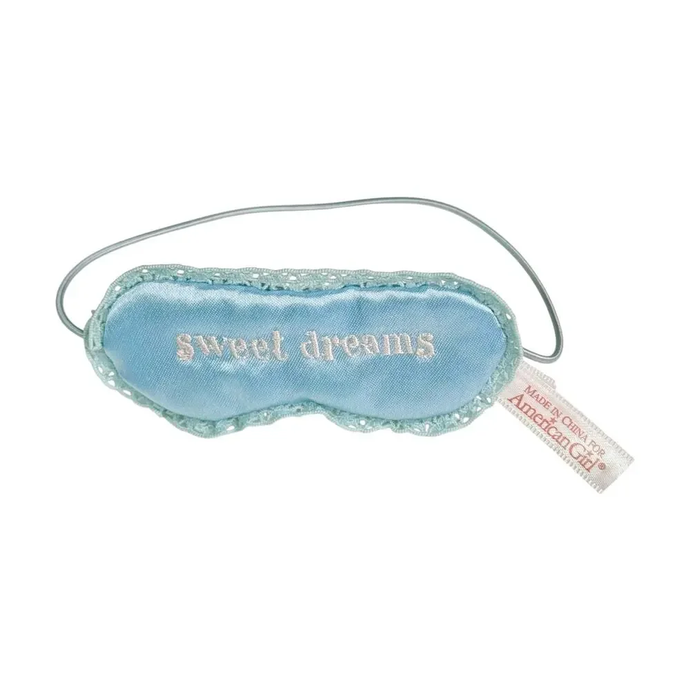 American Girl Today Blue Floral Nightgown Slippers Sleep Mask Pajama Party Pages
